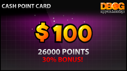 Picture of dragon ball online global voucher (DBOG Voucher) (100USD)